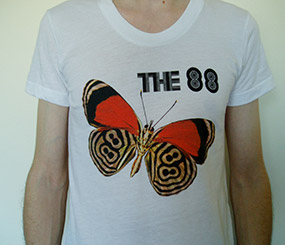 White Butterfly Tee 50/50